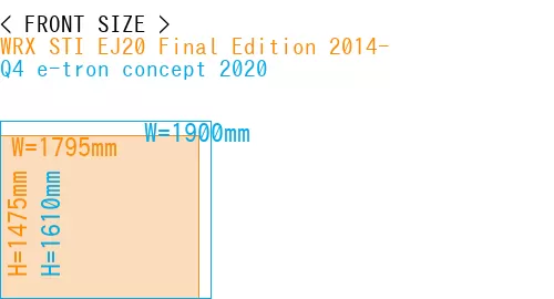 #WRX STI EJ20 Final Edition 2014- + Q4 e-tron concept 2020